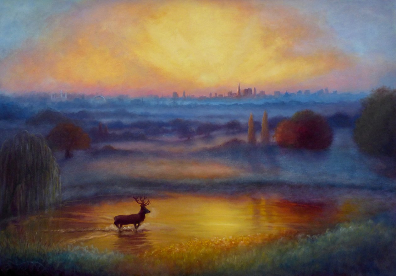 Richmond Park First Light, 2023 r. autorstwa Lee Campbell