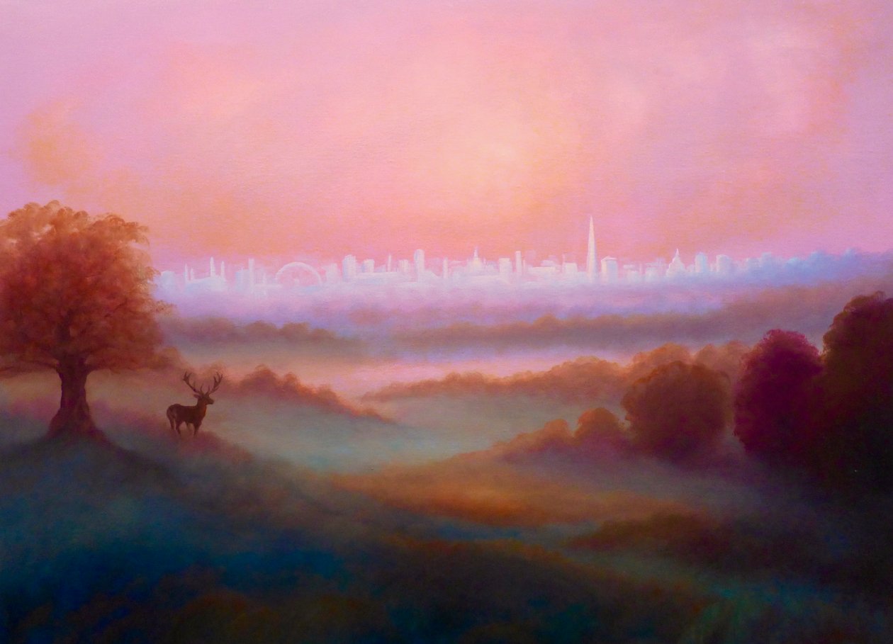 Poranek w Richmond Park, 2023 r autorstwa Lee Campbell