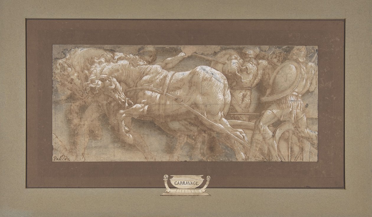 Scena triumfalna, 1511-87. autorstwa Lelio Orsi