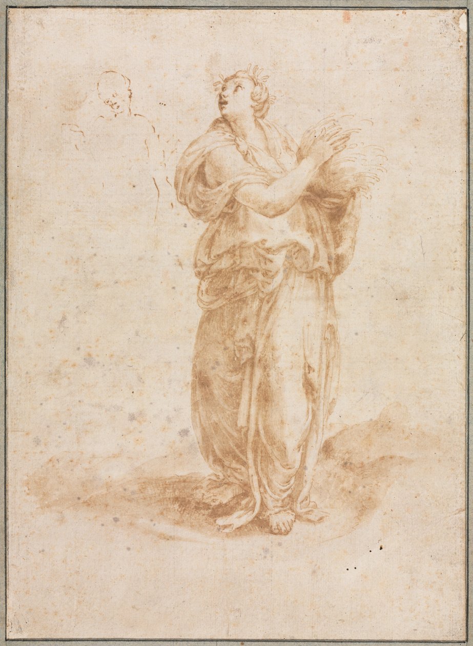 Ceres, XVI wiek. autorstwa Lelio Orsi da Novellara