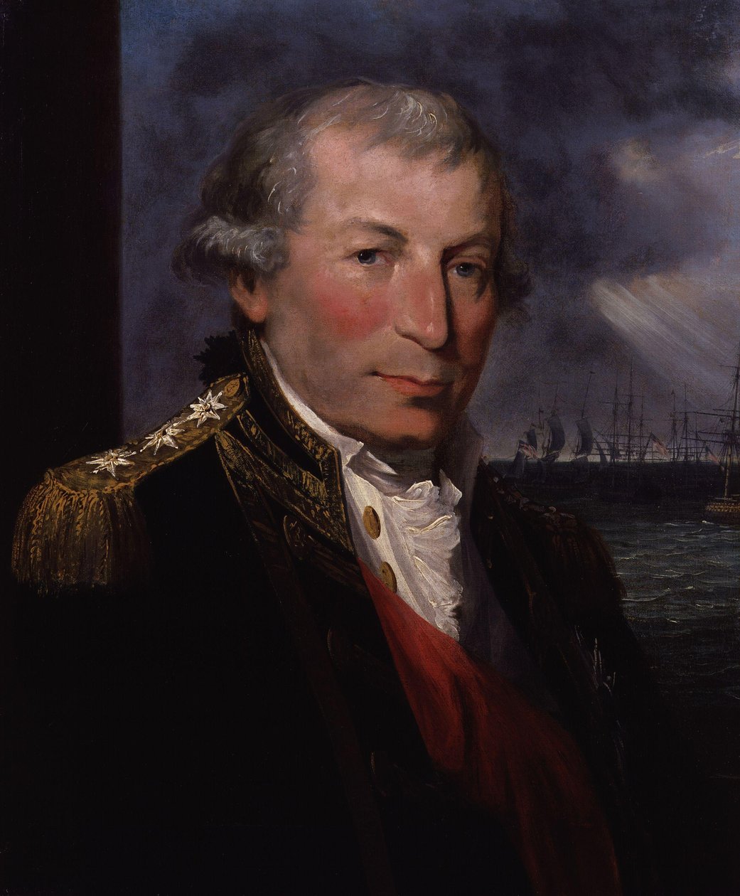 Portret Johna Jervisa, c.1795 autorstwa Lemuel Francis Abbott
