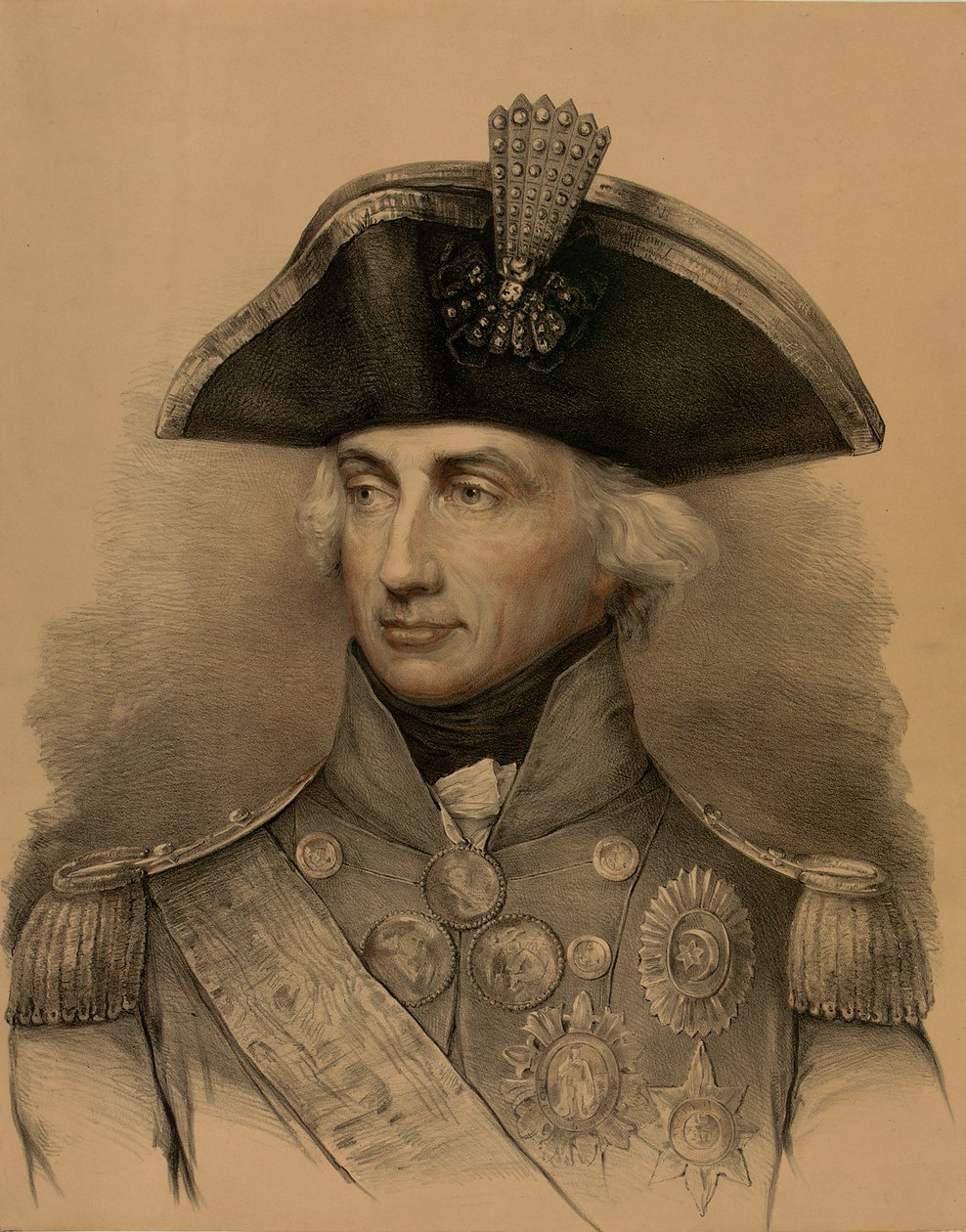 Wiceadmirał Horatio Nelson (1758-1805) autorstwa Lemuel Francis (after) Abbott