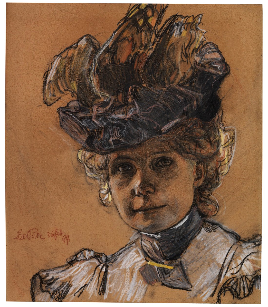 Portret Gertraud Luberich autorstwa Leo Putz