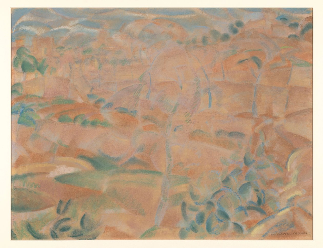 Krajobraz na Majorce autorstwa Leo Gestel (signed by artist)