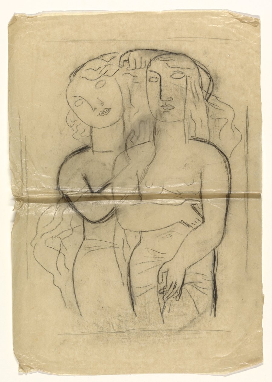 Dwie stojące kobiety autorstwa Leo Gestel