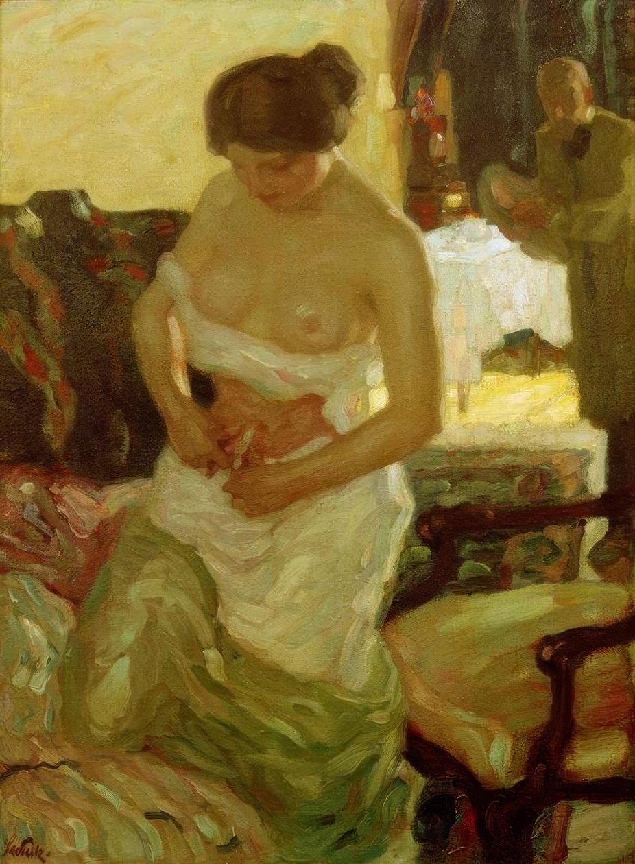 Scena studyjna autorstwa Leo Putz