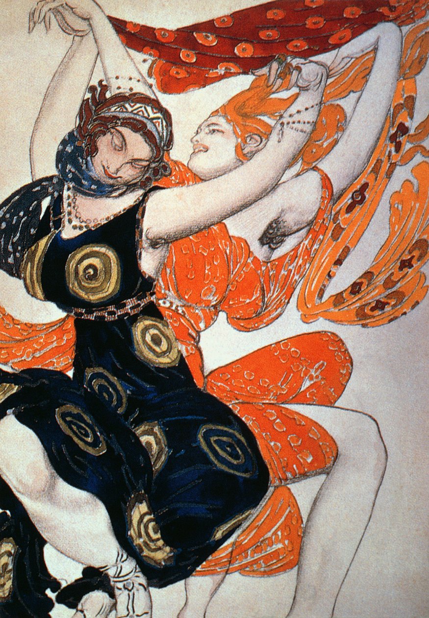 Projekty kostiumów operowych, 1911 autorstwa Leon Bakst