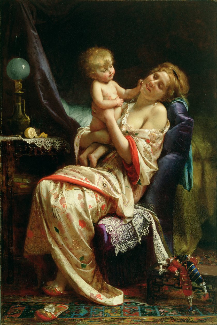 Macierzyństwo, 1873 autorstwa Leon Bazile Perrault