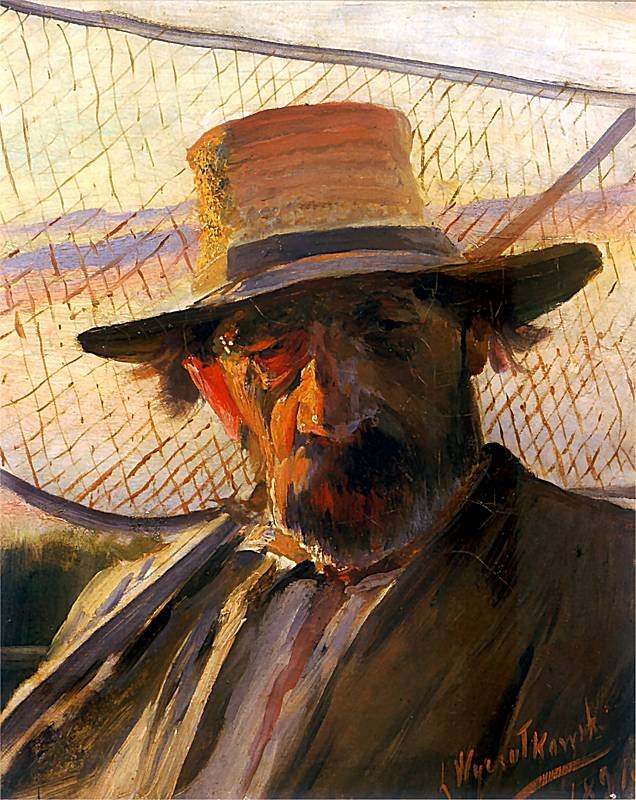 Rybak.nangielski: Fisherman.n autorstwa Leon Wyczokowski