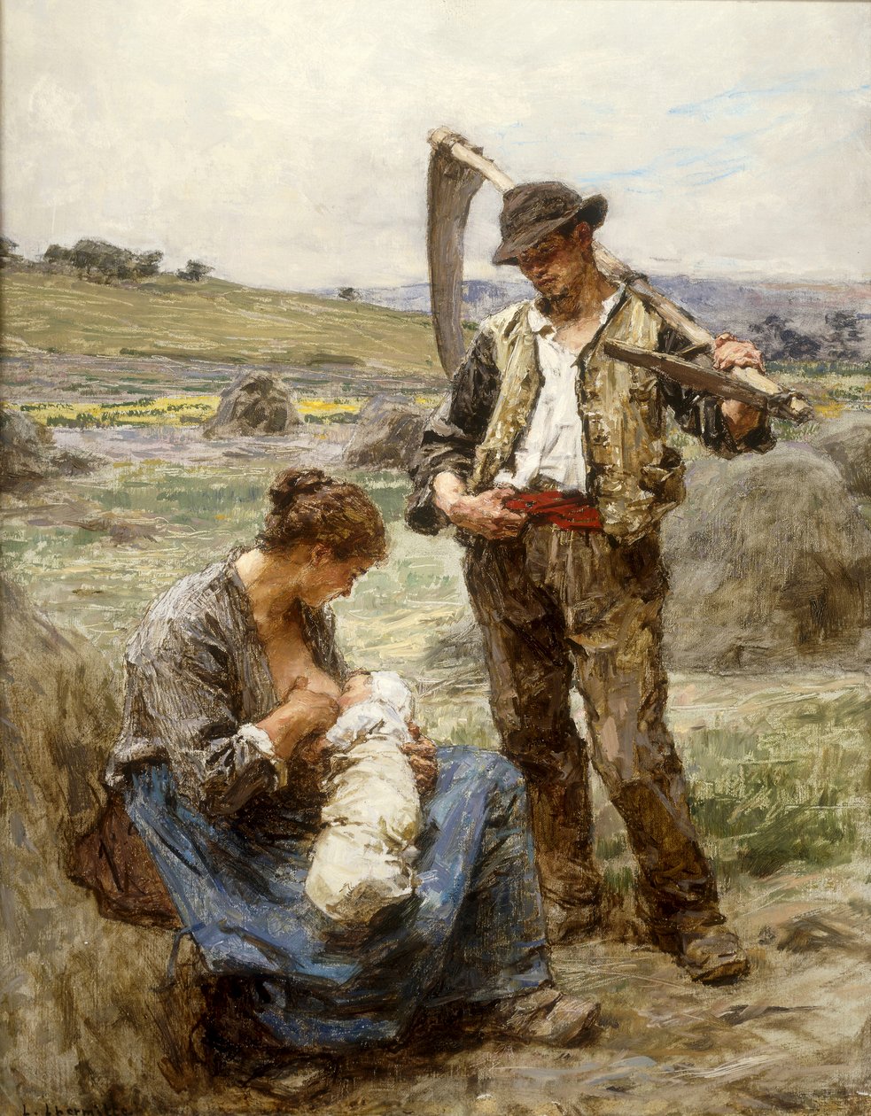 Macierzyństwo autorstwa Leon Augustin Lhermitte