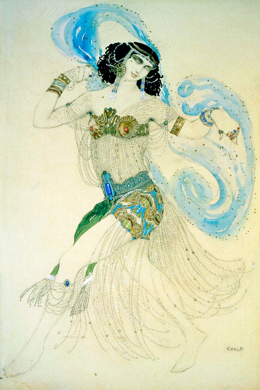 Taniec Siedmiu Welonów, 1908. autorstwa Leon Bakst