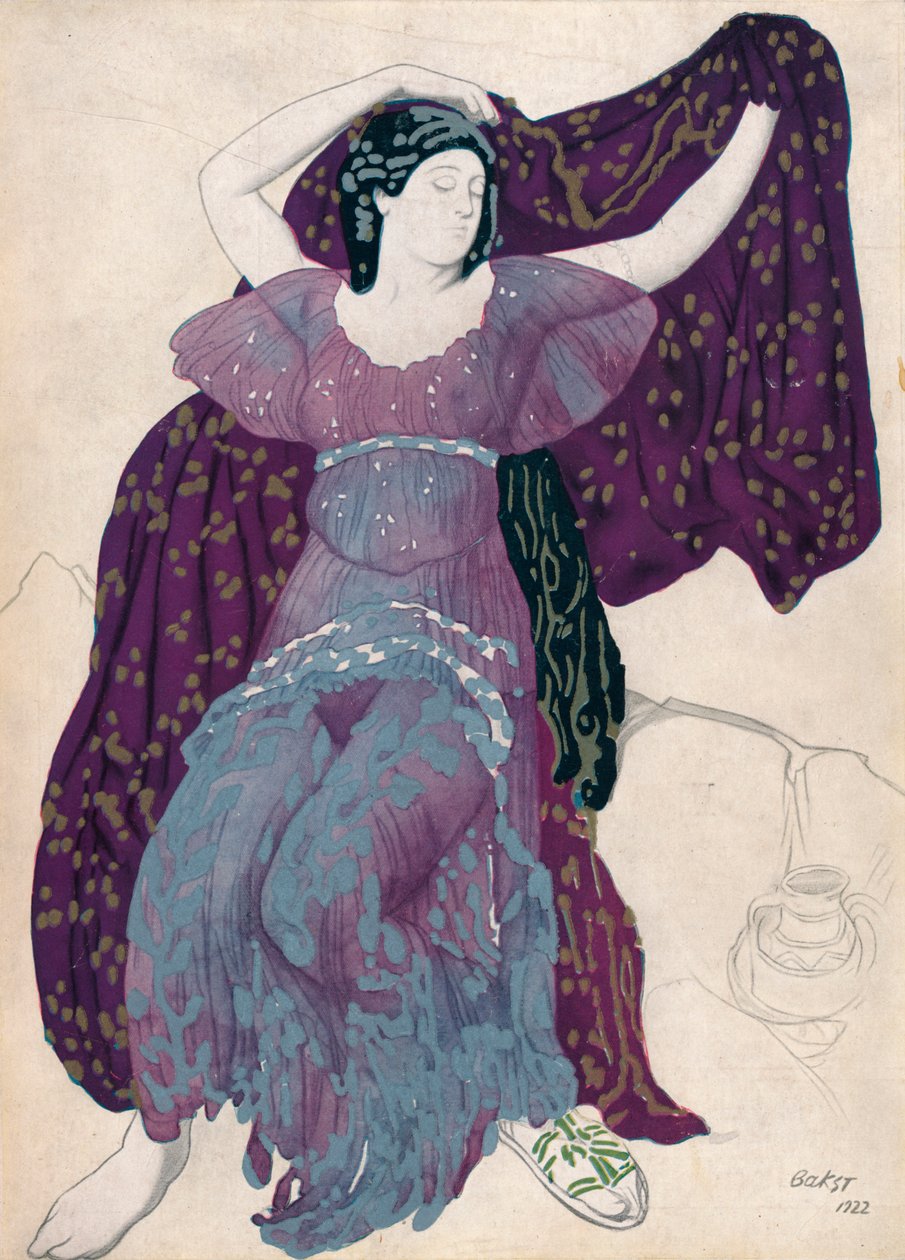 Echo Opuszczony, 1922, 1923 autorstwa Leon Bakst