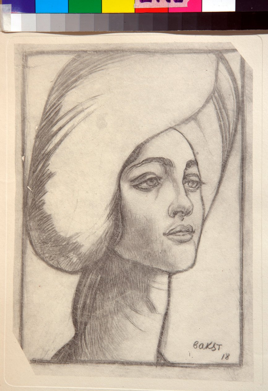 Portret Madame T autorstwa Leon Bakst