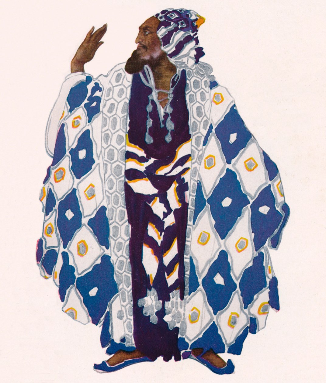 Znany Mespotamczyk, 1922, 1923 autorstwa Leon Bakst