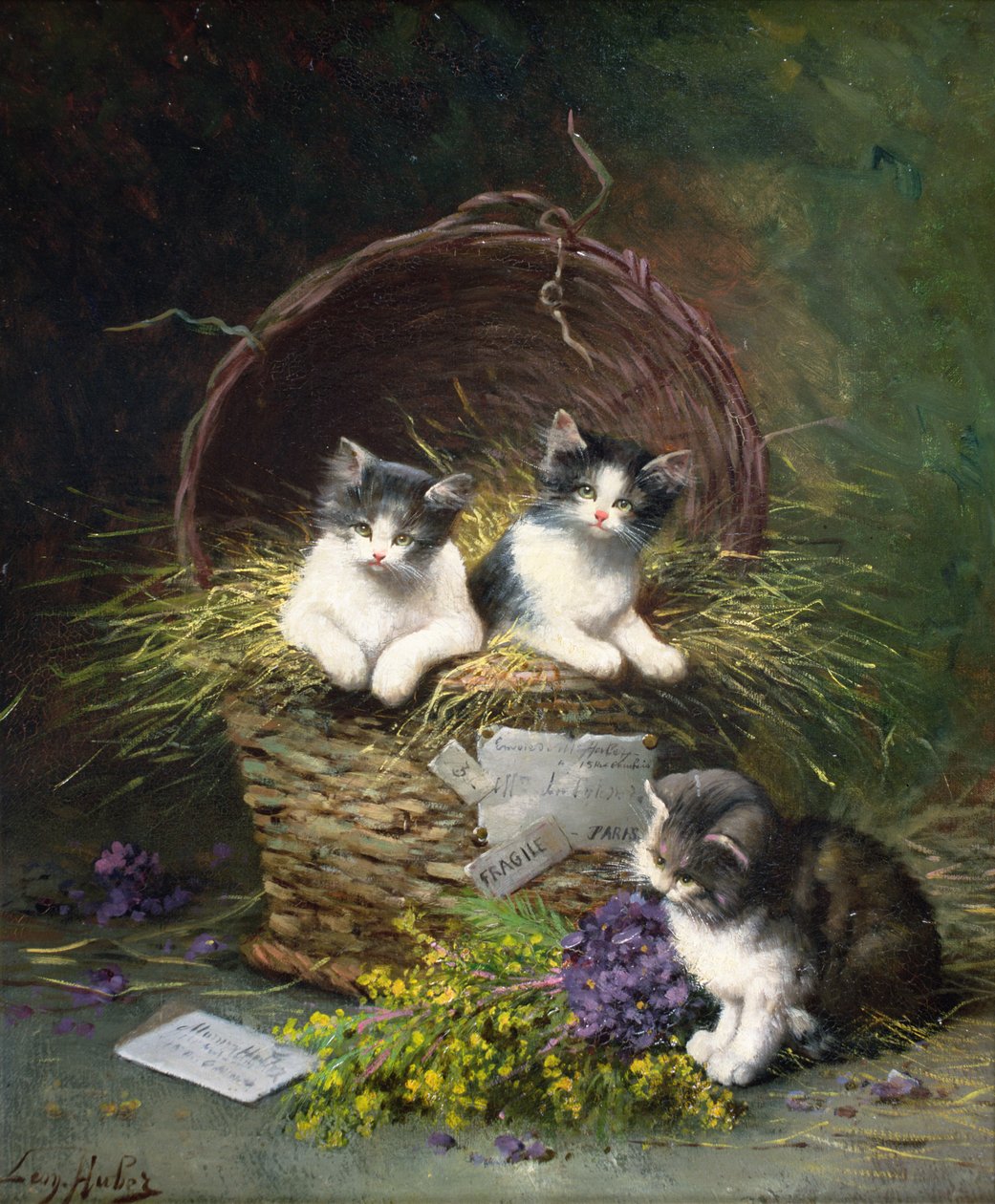 Pauza w szkole autorstwa Leon Charles Huber