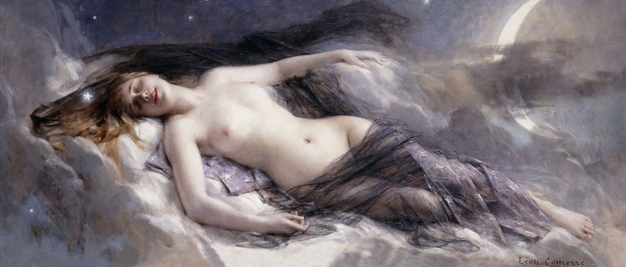 Luna, autorstwa Leon Francois Comerre