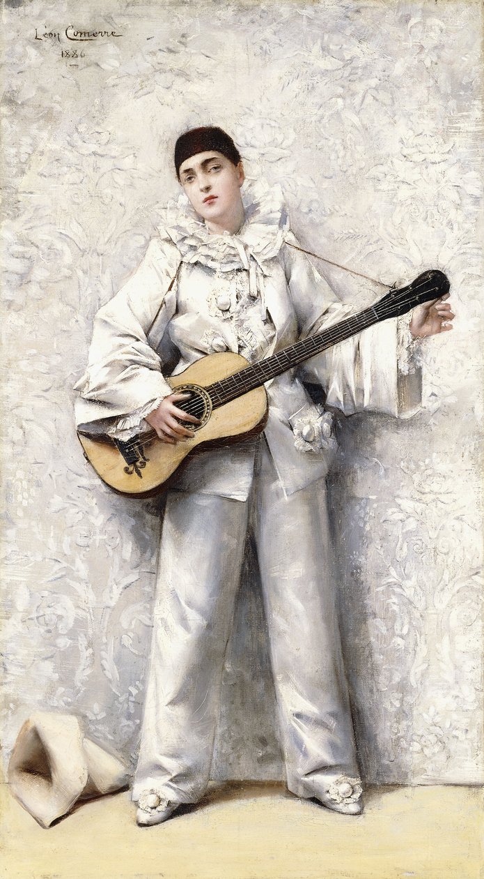 Pierrot, 1886 r. autorstwa Leon Francois Comerre