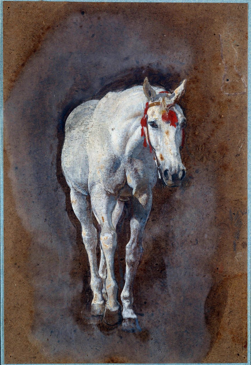 Rysunek konia autorstwa Leon Joseph Florentin Bonnat