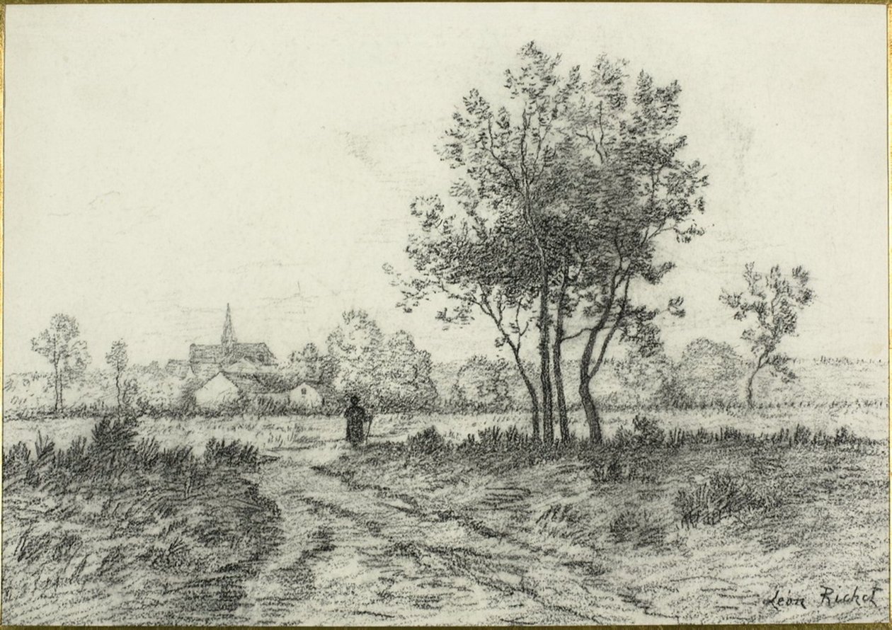 Krajobraz autorstwa Leon Richet