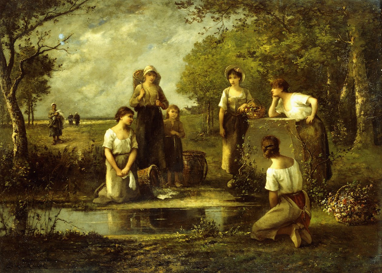 Praczki, autorstwa Leon Richet