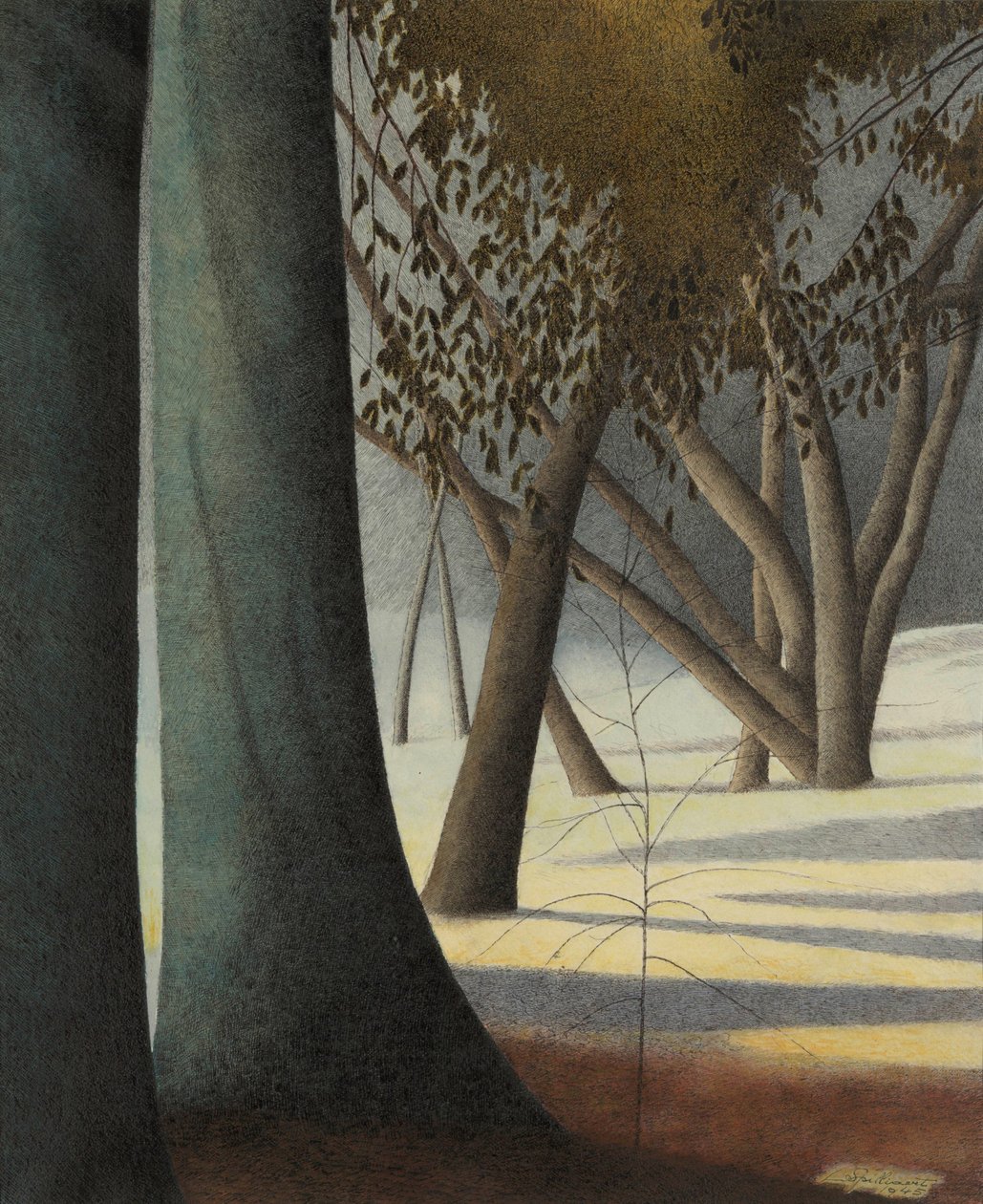 Pnie bukowe, 1945. autorstwa Leon Spilliaert