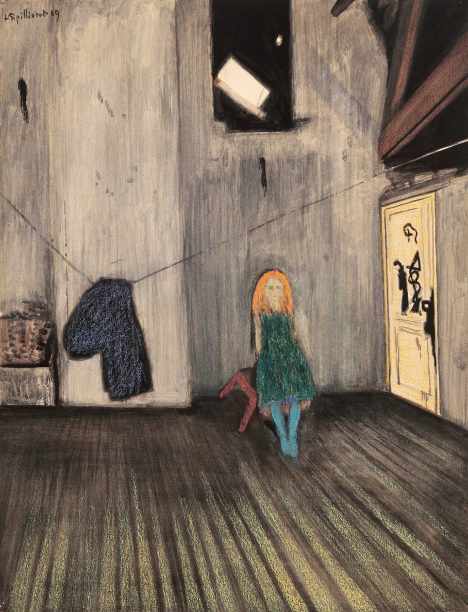 Zupełnie sam, 1909. autorstwa Leon Spilliaert