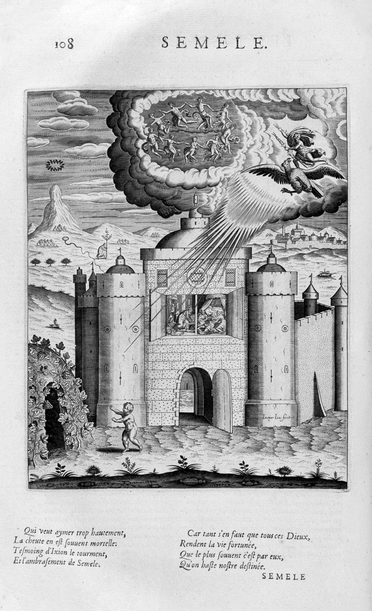 Semele, 1615 autorstwa Leonard Gaultier
