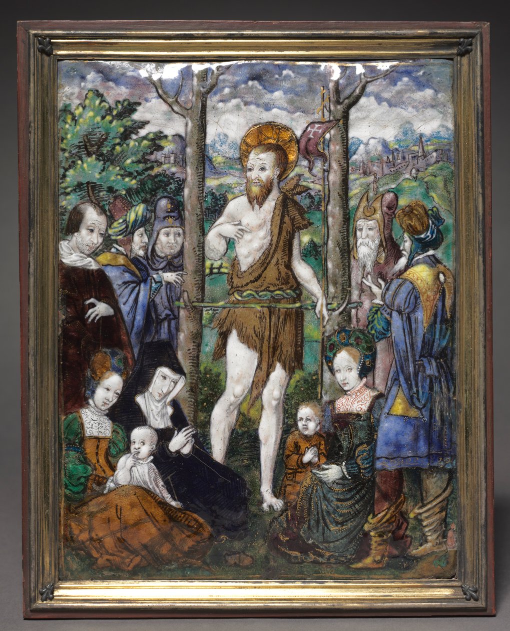 Kazanie, 1500s. autorstwa Leonard Limousin