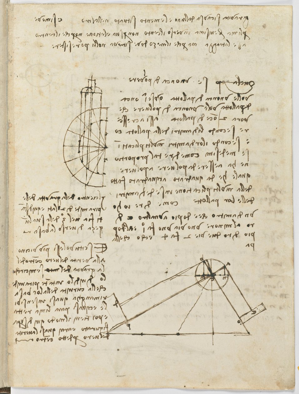 د الوتونکو الوتنې کوډ، ج. 1505-06، د کاغذ نسخه، cc. 18، پاڼه 2 rectopoli autorstwa Leonardo da Vinci