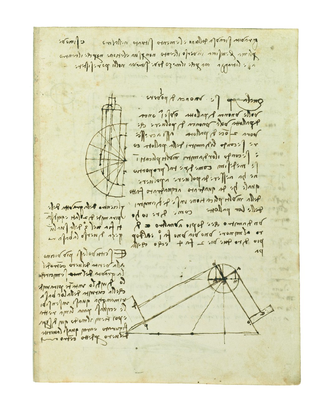 Codex on the flight of birds, Folio 2 recto autorstwa Leonardo da Vinci
