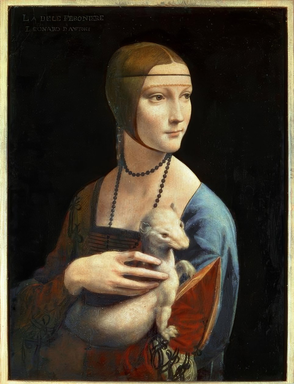 Pani z gronostajem autorstwa Leonardo da Vinci