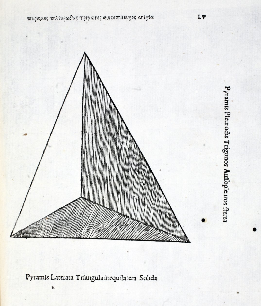 Pyramis laterata triangula inequilatera solida, ilustracja z 