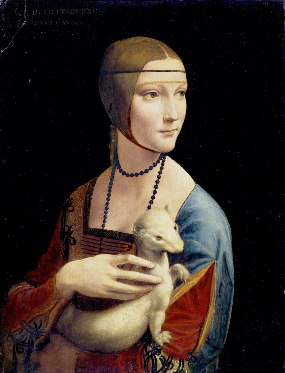 Dama z gronostajem autorstwa Leonardo da Vinci