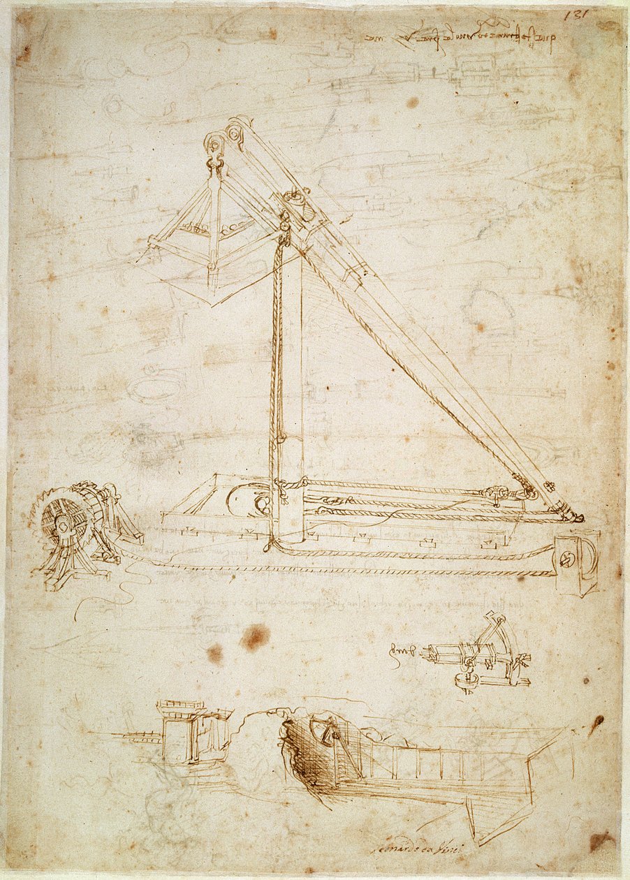 Machina wojenna autorstwa Leonardo da Vinci