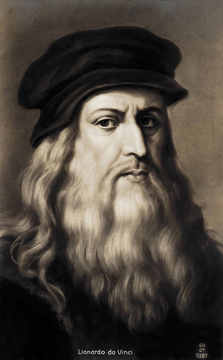 Leonardo da Vinci - autorstwa Leonardo da after Vinci