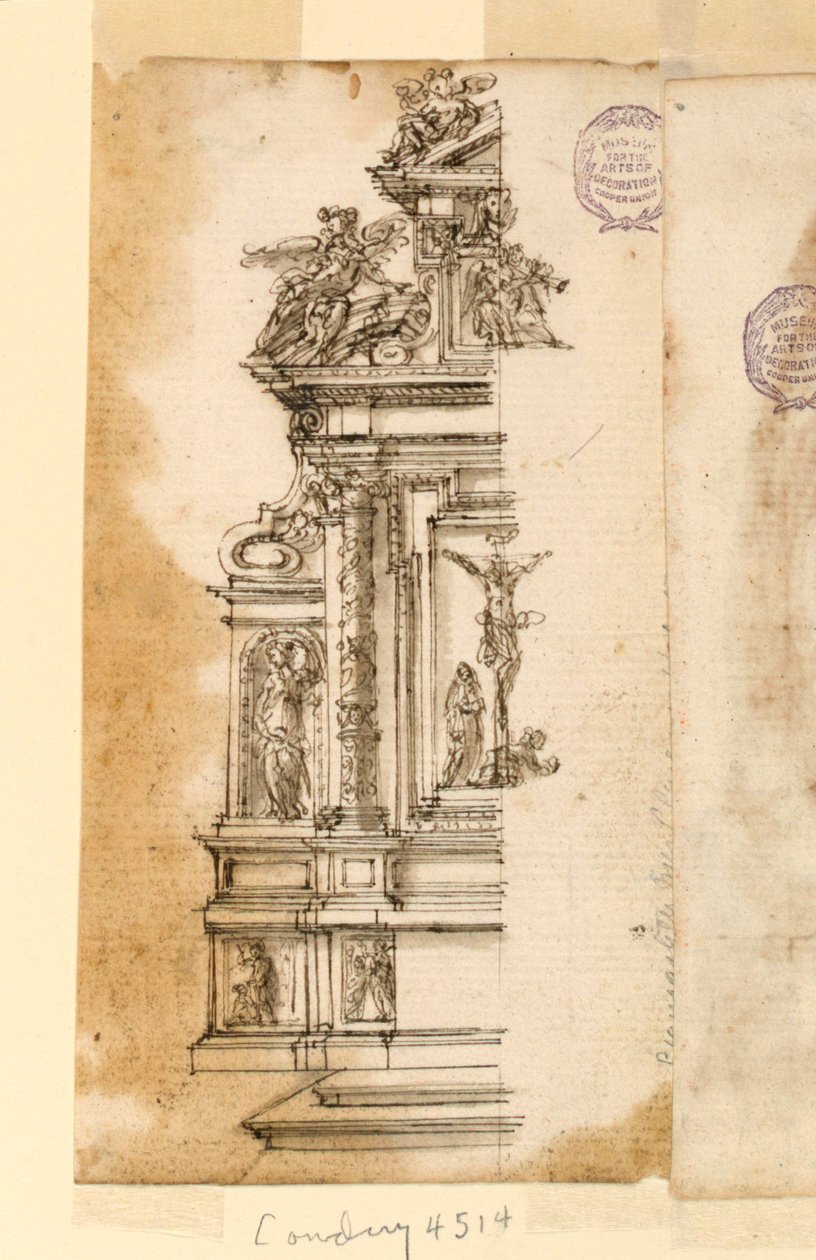 Projekt Ołtarza autorstwa Leonardo Scaglia
