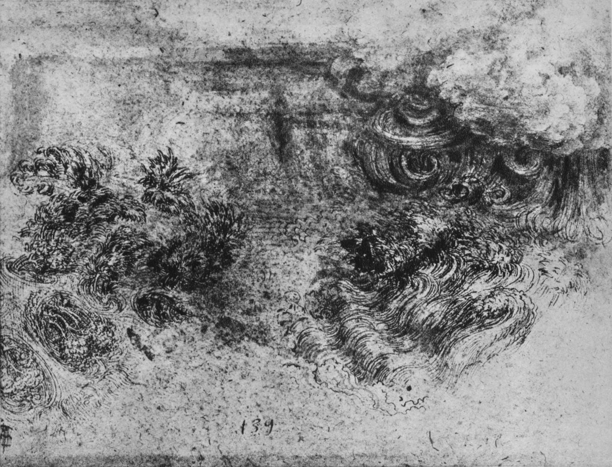 Potop, ok. 1480 1945 r autorstwa Leonardo da Vinci