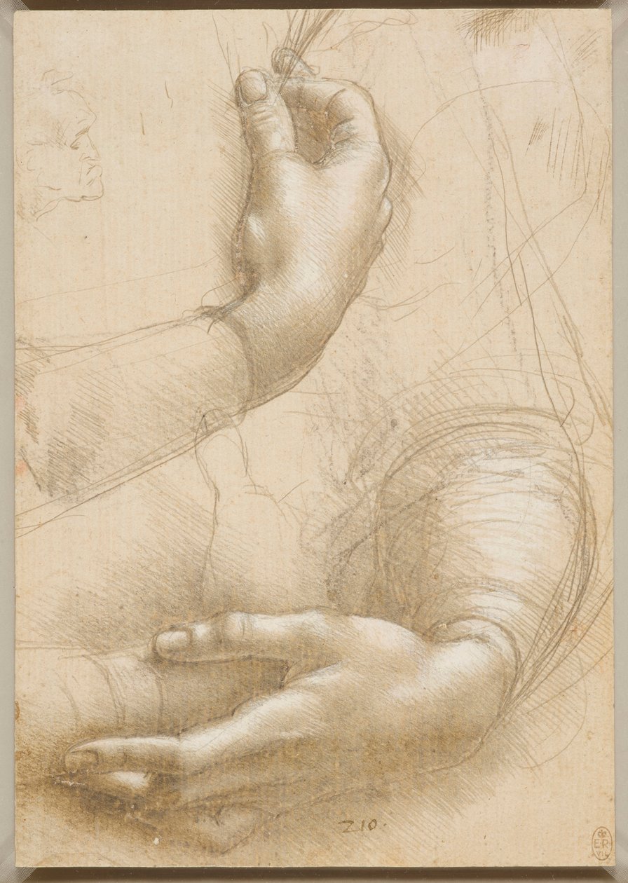 Ramiona i dłonie kobiece, ok. 1930 r. 1480. autorstwa Leonardo da Vinci