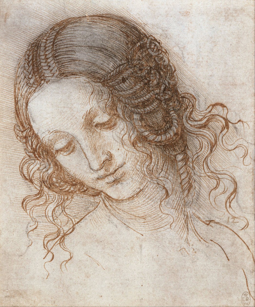 Głowa Ledy autorstwa Leonardo da Vinci
