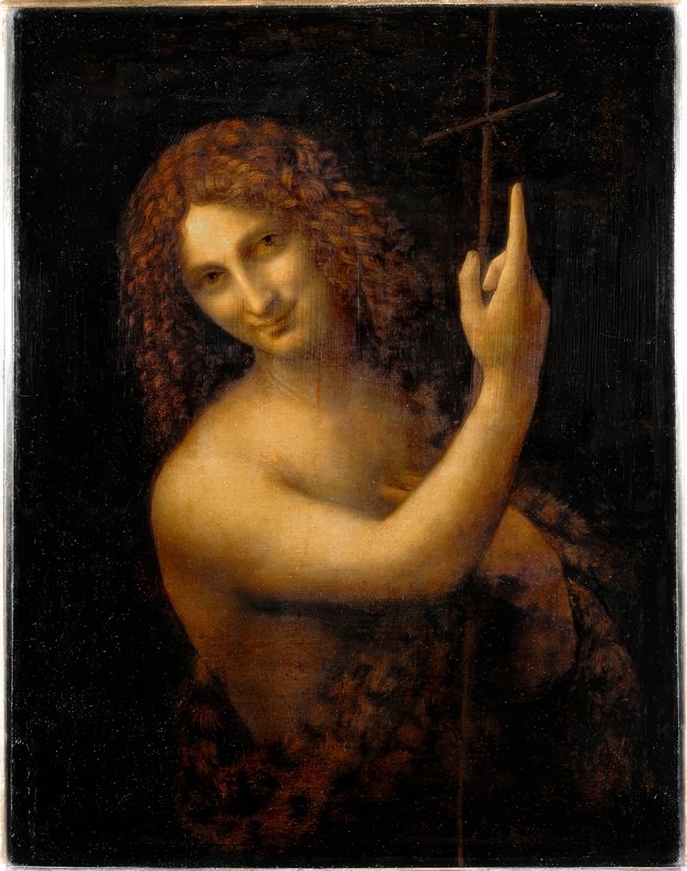 Jan Chrzciciel autorstwa Leonardo da Vinci