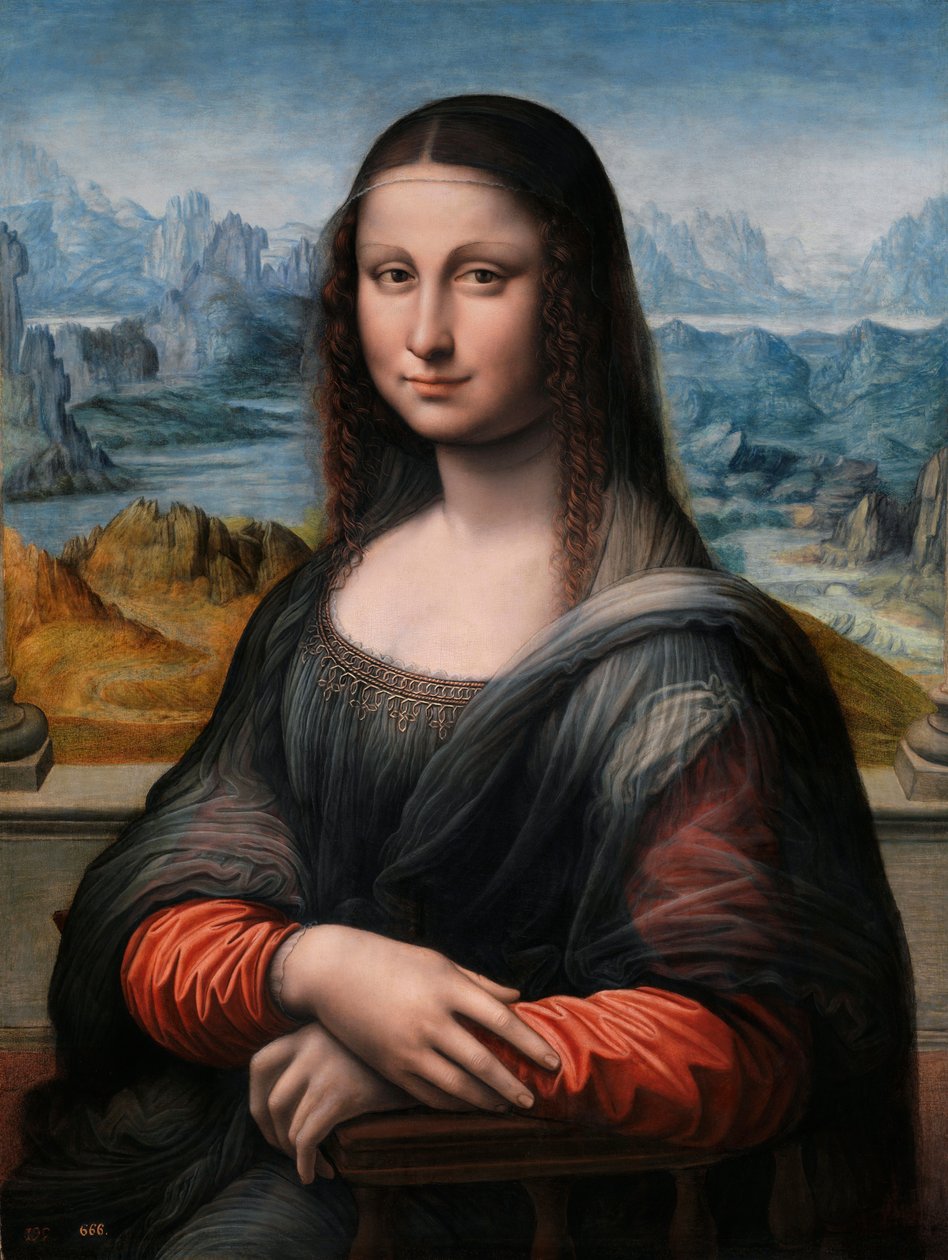 Mona Lisa La Gioconda, 1503-1516 autorstwa Leonardo da Vinci