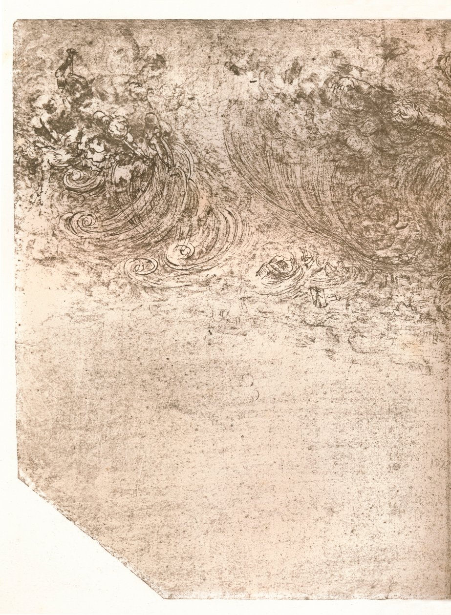 Przedstawienie burzy, c1472-c1519 1883. autorstwa Leonardo da Vinci