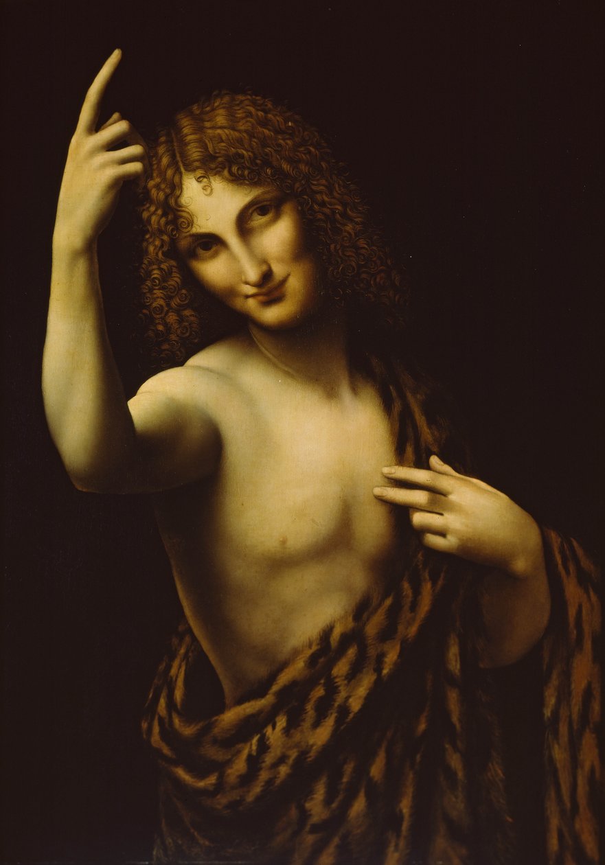 Św. Jan Chrzciciel, XVI w. autorstwa Leonardo da Vinci