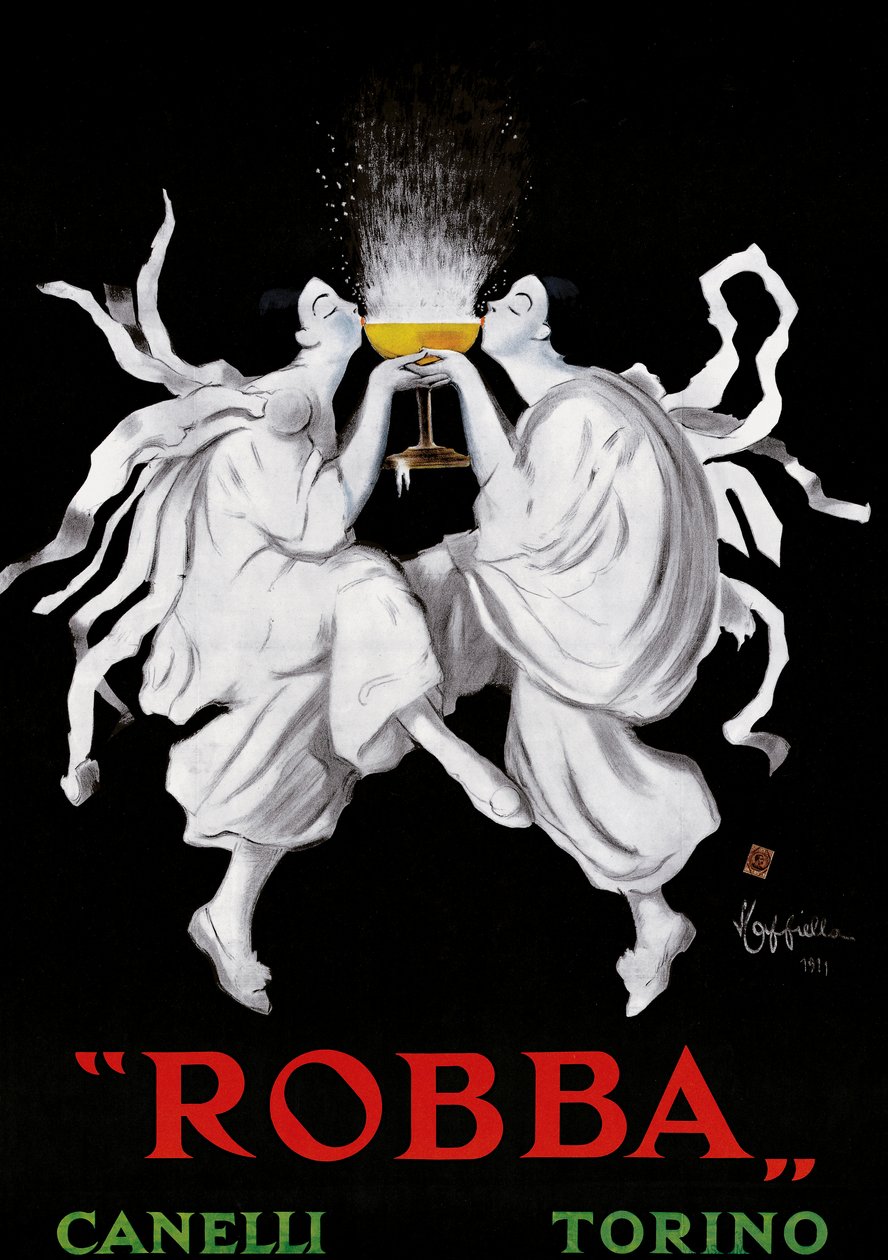 Plakat reklamujący wino musujące „Robba”, 1911 autorstwa Leonetto Cappiello