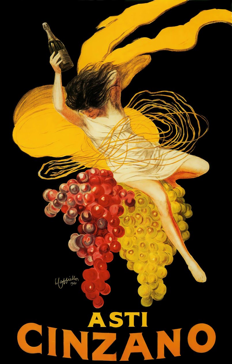 Asti Cinzano, 1910. autorstwa Leonetto Cappiello