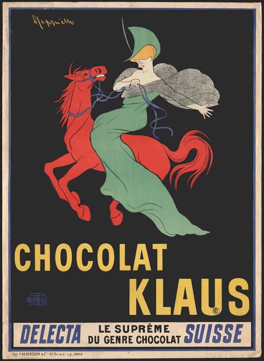 Mikołaj czekoladowy, 1902. autorstwa Leonetto Cappiello