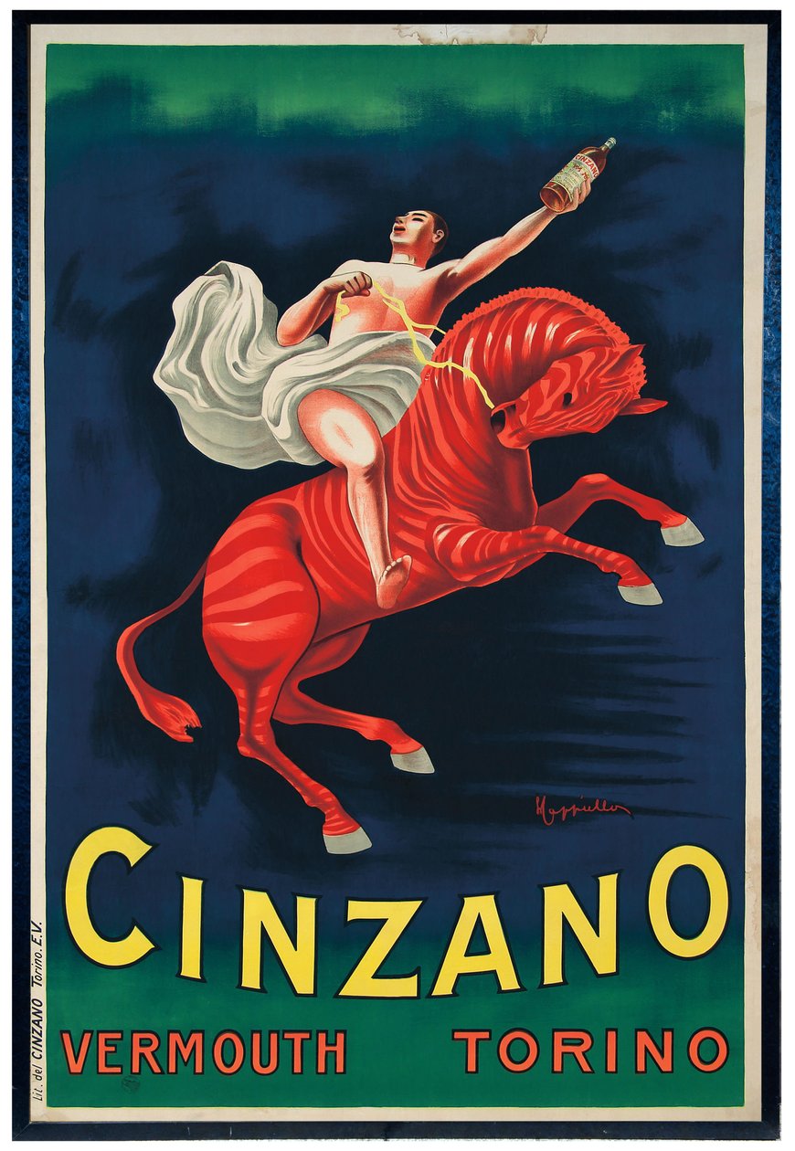 Cinzano Vermouth Turyn, 1910. autorstwa Leonetto Cappiello