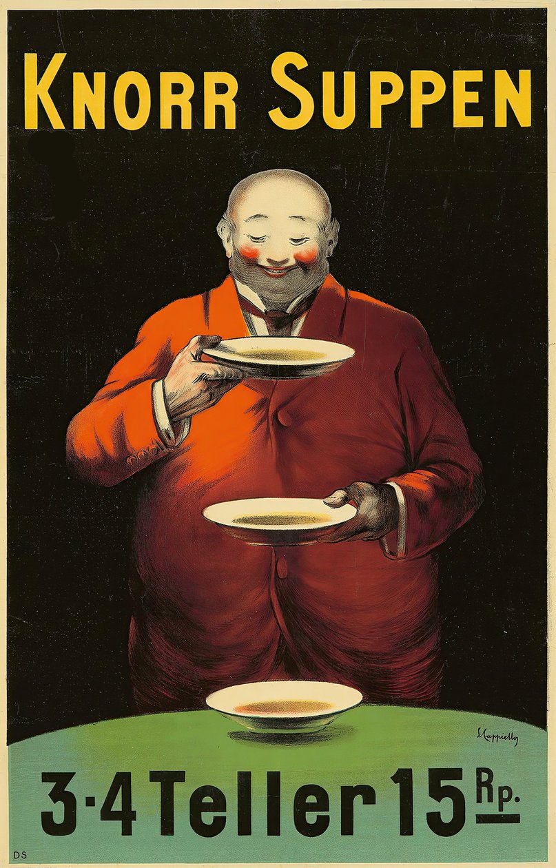 Knorr Suppen, początek lat 30. XX wieku. autorstwa Leonetto Cappiello
