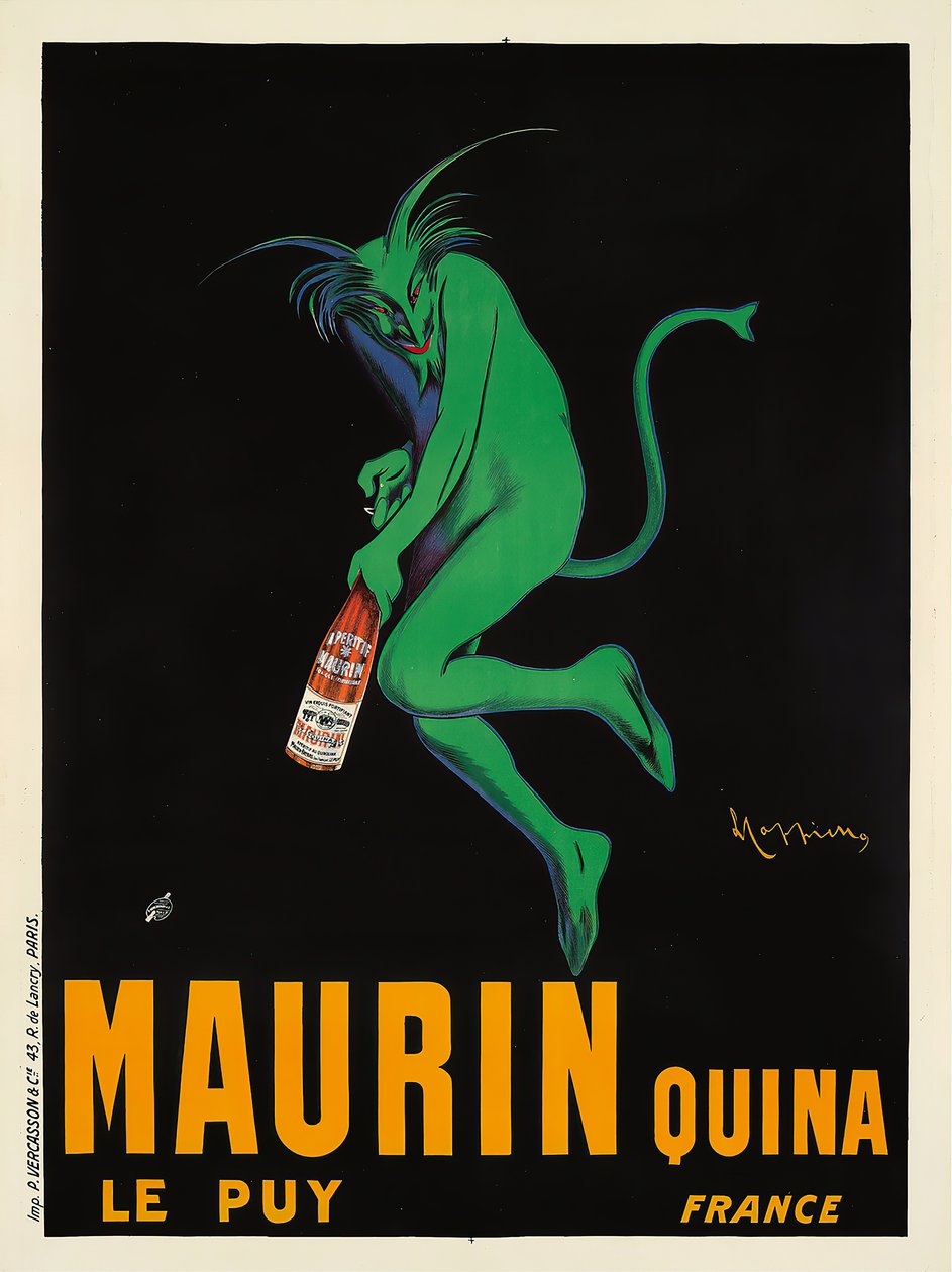 Maurin Quina, 1906. autorstwa Leonetto Cappiello