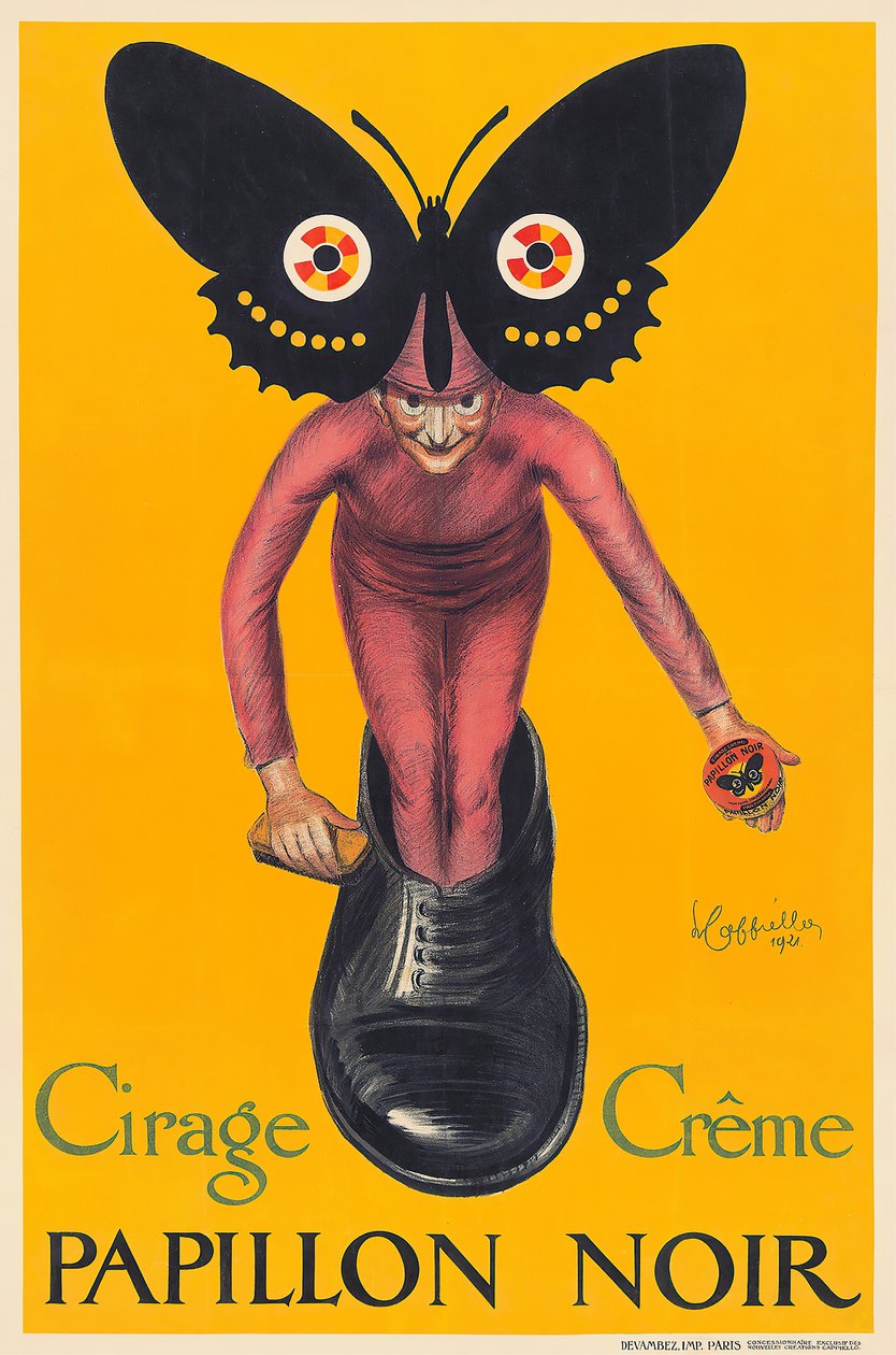Czarny motyl, 1921. autorstwa Leonetto Cappiello